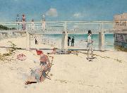 Charles conder Holiday at Mentone (nn02) oil painting artist